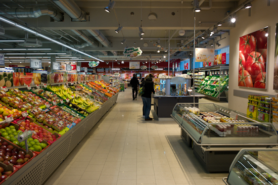 Einkaufen um die Ecke