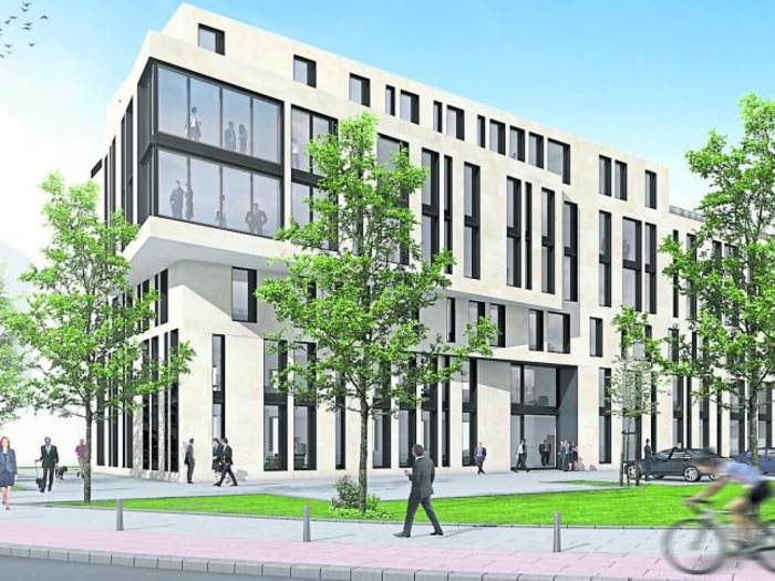 Im Darmstädter Verlagsviertel entsteht das Berliner Carree mit neuen Wohnungen, Büros und Läden