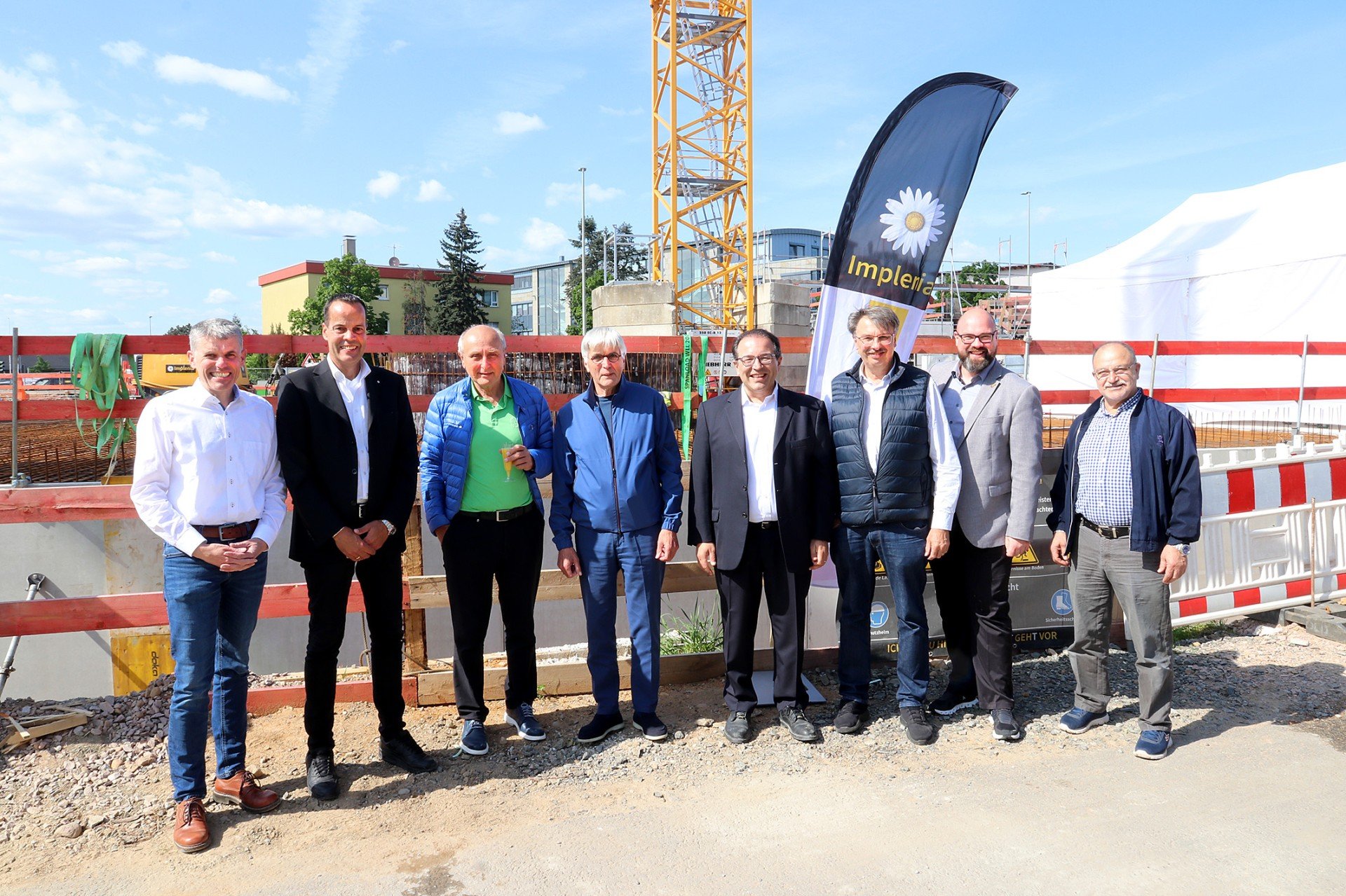 Guter Baufortschritt am Staudenring